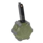 WE (WE-TECH) 350 Billes Gaz Chargeur Tambour Convient pour G17 G18C G-Série GBB Pistolet Airsoft