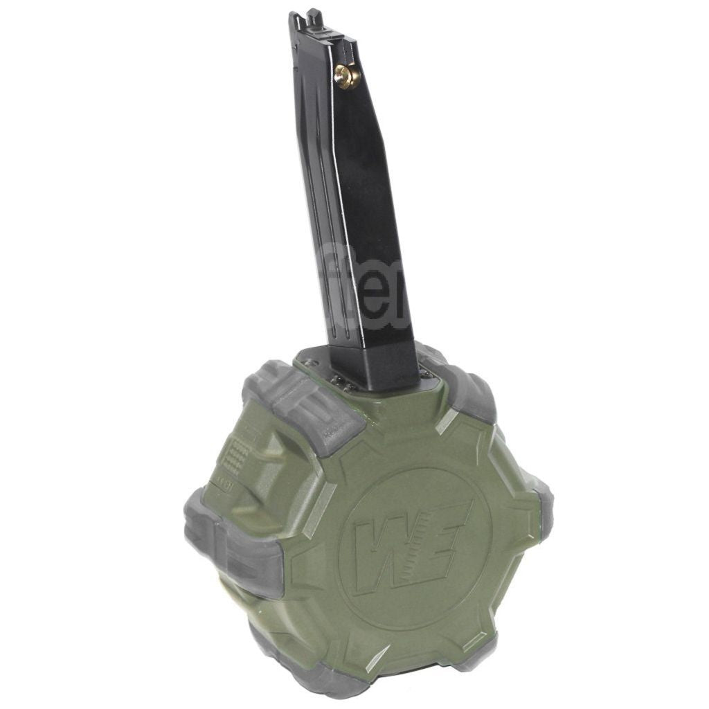 WE (WE-TECH) 350 Billes Gaz Chargeur Tambour Convient pour Hi-Capa GBB Pistolet Airsoft