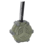 WE (WE-TECH) 350 Billes Gaz Chargeur Tambour Convient pour EMG SAI Red / AW NE Série / WE Single Stack 1911 GBB Pistolet Airsoft