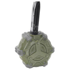 WE (WE-TECH) 350 Billes Gaz Chargeur Tambour Convient pour AW MB Série / KJW / WE / Tokyo Marui M9 M92 GBB Pistolet Airsoft