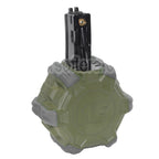 WE (WE-TECH) 350 Billes Gaz Chargeur Tambour Convient pour WE (WE-TECH) AP APACHE MP5 Série GBB Fusil Airsoft