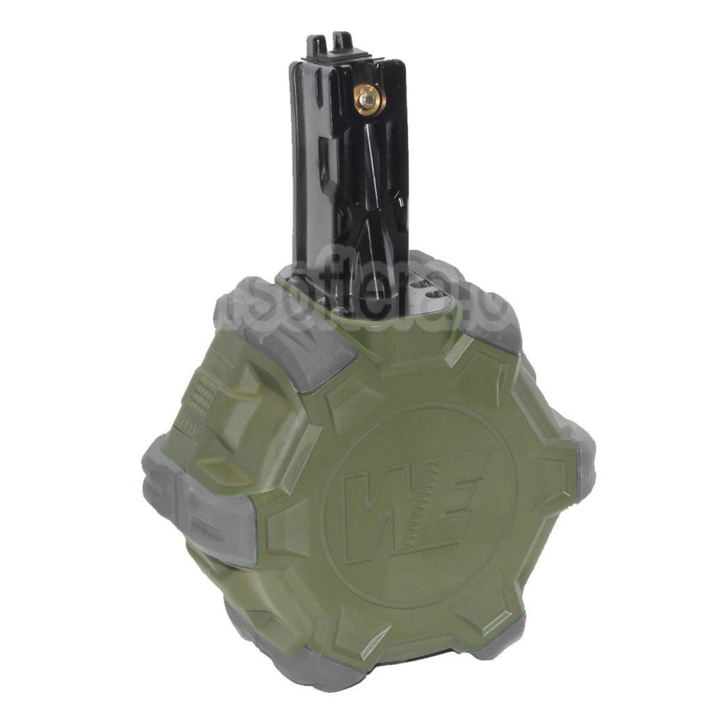 WE (WE-TECH) 350 Billes Gaz Chargeur Tambour Convient pour WE (WE-TECH) AP APACHE MP5 Série GBB Fusil Airsoft