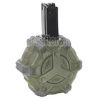 WE (WE-TECH) 350 Billes Gaz Chargeur Tambour Convient pour WE (WE-TECH) AP APACHE MP5 Série GBB Fusil Airsoft