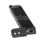WE (WE-TECH) 26 Billes Galaxy Gaz Chargeur Convient pour WE MOS Optic Ready Slide Version EMG SAI BLU AW VX7 VX9 G17 G19 Série GBB Pistolet Airsoft Noir