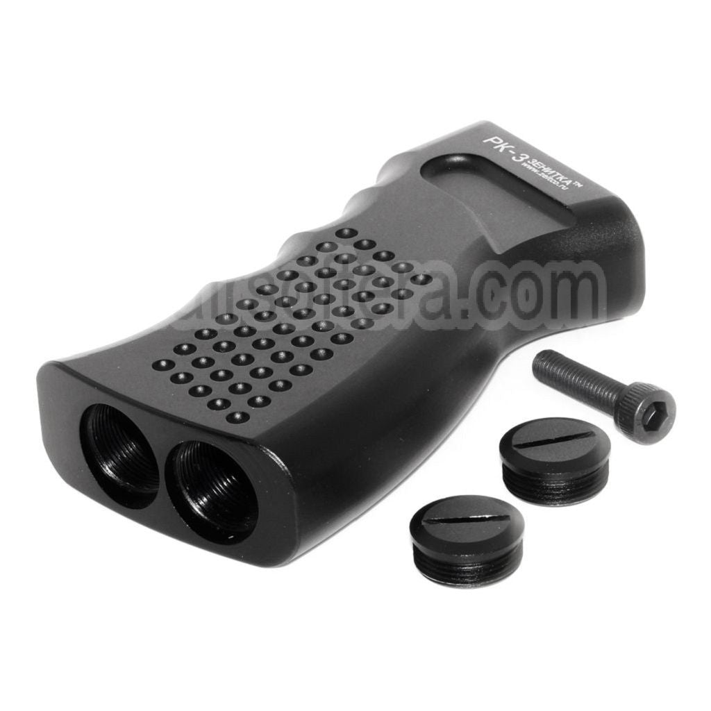 5KU CNC Aluminium PK-3 Pistolet Poignée Convient pour GHK AKM AK74 GBB Série GBB Fusil Airsoft Noir