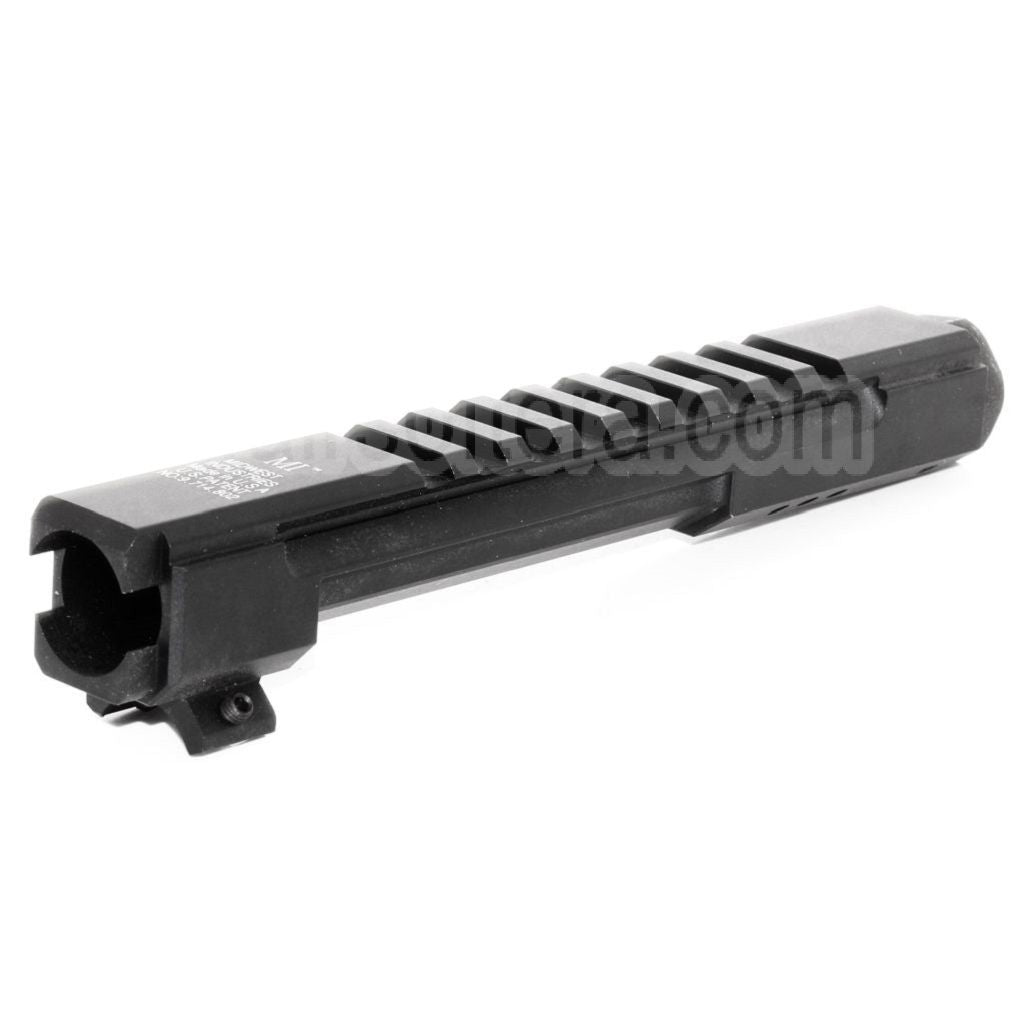5KU Aluminium 20mm Railed Gaz Tube Convient pour LCT GHK AK Série AEG GBB Fusil Airsoft Noir
