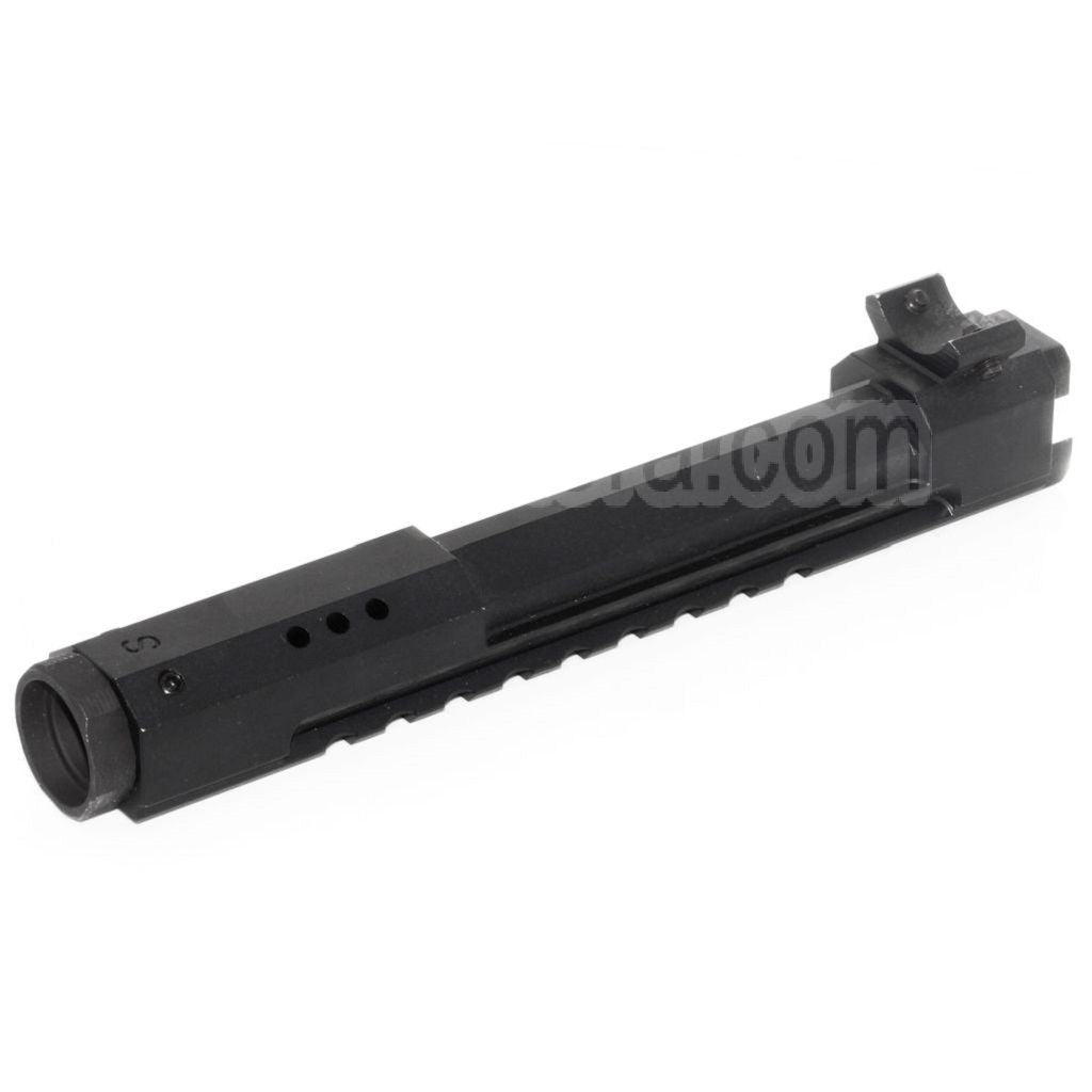 5KU Aluminium 20mm Railed Gaz Tube Convient pour LCT GHK AK Série AEG GBB Fusil Airsoft Noir