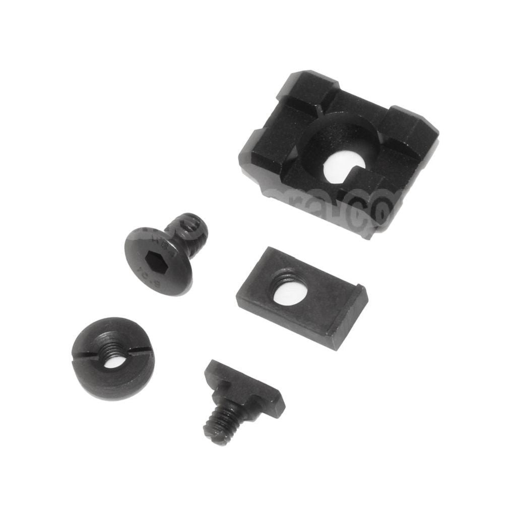 5KU B-2M 1-Slot 20mm Rail Section avec Vis Convient pour Système de Montage M-LOK