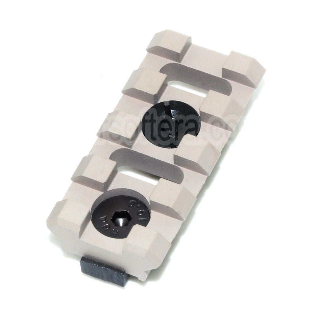 5KU B-2 4-Slots 20mm Rail Section avec Vis Convient pour Système de Montage M-LOK