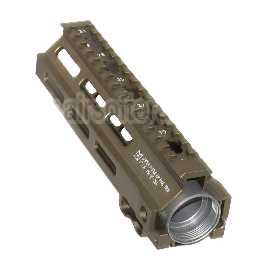 5KU 7 pouces MK8 M-LOK Rail de Garde-Main adapté pour Tokyo Marui AEG GBB MWS M4 Fusil Airsoft