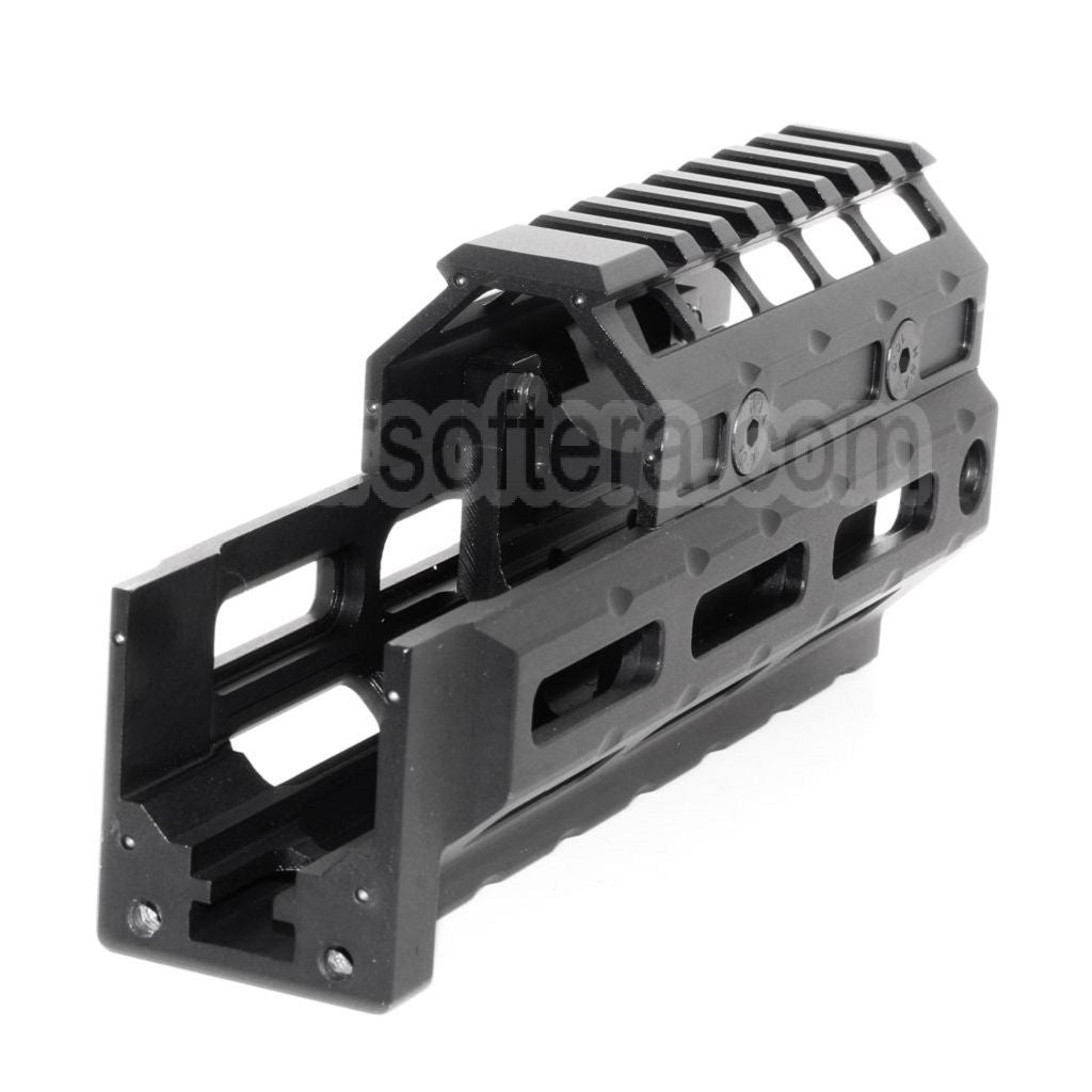 5KU 153mm M-LOK Universal Garde-Main Kit Rail System Convient pour LCT GHK CYMA D-BOYS E&amp;L AK47 AK74 Série Fusil Airsoft Noir