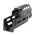 5KU 153mm M-LOK Universal Garde-Main Kit Rail System Convient pour LCT GHK CYMA D-BOYS E&amp;L AK47 AK74 Série Fusil Airsoft Noir