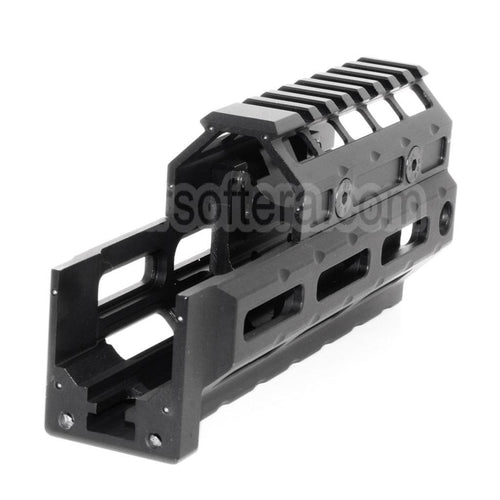 5KU 153mm M-LOK Universal Garde-Main Kit Rail System Convient pour LCT GHK CYMA D-BOYS E&amp;L AK47 AK74 Série Fusil Airsoft Noir