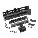 5KU 153mm M-LOK Universal Garde-Main Kit Rail System Convient pour LCT GHK CYMA D-BOYS E&amp;L AK47 AK74 Série Fusil Airsoft Noir