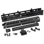 5KU 292mm Extended M-LOK Universal Garde-Main Kit Rail System Convient pour LCT GHK CYMA D-BOYS E&amp;L AK47 AK74 Série Fusil Airsoft Noir