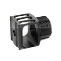 5KU CNC Aluminium LAF-24 Style Frein de Bouche Cache-Flamme Convient pour + 24mm CW sens horaire Fileté Canon Fusil Airsoft Noir