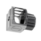 5KU CNC Aluminium LAF-24 Style Frein de Bouche Cache-Flamme Convient pour + 24mm CW sens horaire Fileté Canon Fusil Airsoft Noir