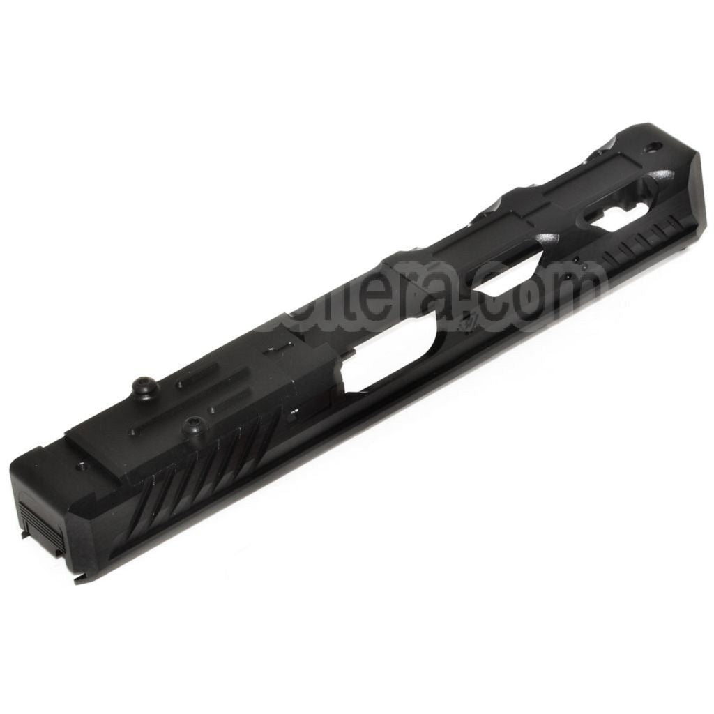 5KU CNC RMR Ready Canon Glissière Set Convient pour Tokyo Marui G17 Série GBB Pistolet Airsoft Noir