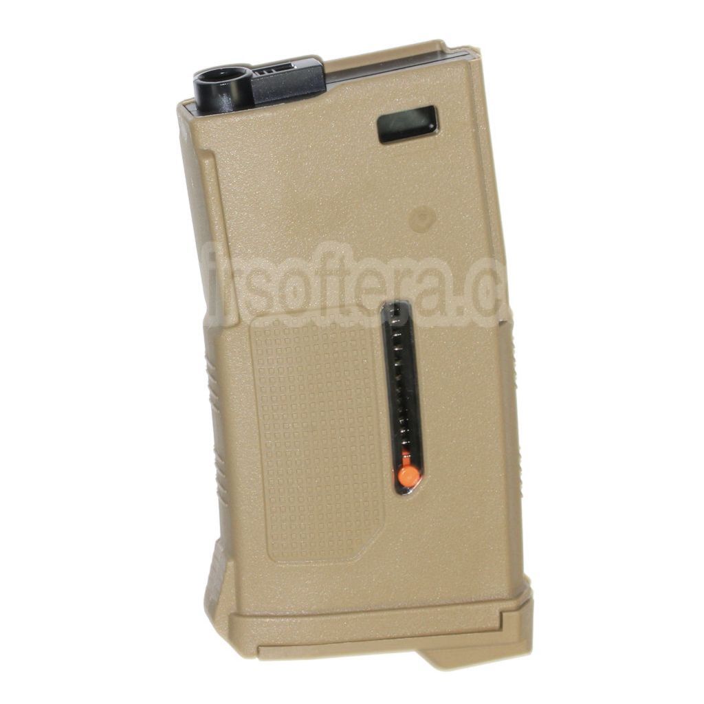 PTS 170 Billes EPM1-S Mid-Cap Enhanced Polymère Chargeur Court Type Convient pour M4 M16 Série AEG Fusil Airsoft