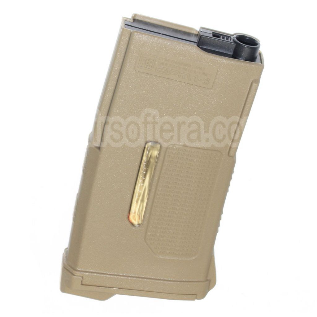 PTS 170 Billes EPM1-S Mid-Cap Enhanced Polymère Chargeur Court Type Convient pour M4 M16 Série AEG Fusil Airsoft