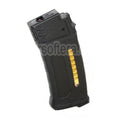 PTS 120 Billes EPM-G Mid-Cap Enhanced Polymère Chargeur Convient pour G36 Série AEG Fusil Airsoft Noir