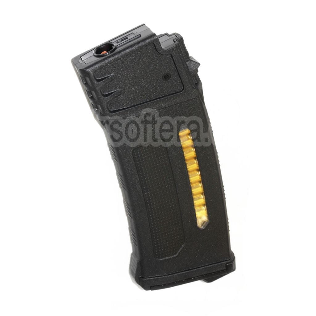PTS 120 Billes EPM-G Mid-Cap Enhanced Polymère Chargeur Convient pour G36 Série AEG Fusil Airsoft Noir