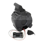 BATTLEAXE 1400 Billes Électrique Chargeur Tambour Convient pour CYMA Golden Eagle Double Eagle Tokyo Marui M870 Shotgun Airsoft Noir