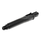 CYMA 4.5 Pouces Aluminium Court Canon Extérieur Conjonction Tube -14mm CCW sens antihoraire Convient pour M4 M16 AEG Fusil Airsoft Noir