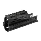 CYMA 155mm Aluminium Haut Bas RIS Rail de Garde-Main Convient pour D-Boys G&amp;P Classic Army E&amp;C AY CYMA AK Série AEG Fusil Airsoft Noir