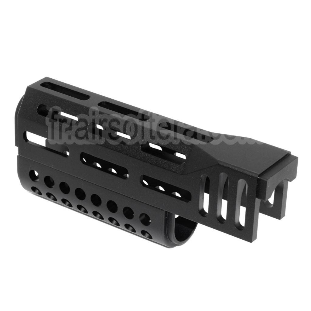 CYMA 155mm CNC Aluminum Haut Bas M-LOK Garde-Main Type-B Convient pour CYMA AK47 Série AEG Fusil Airsoft Noir