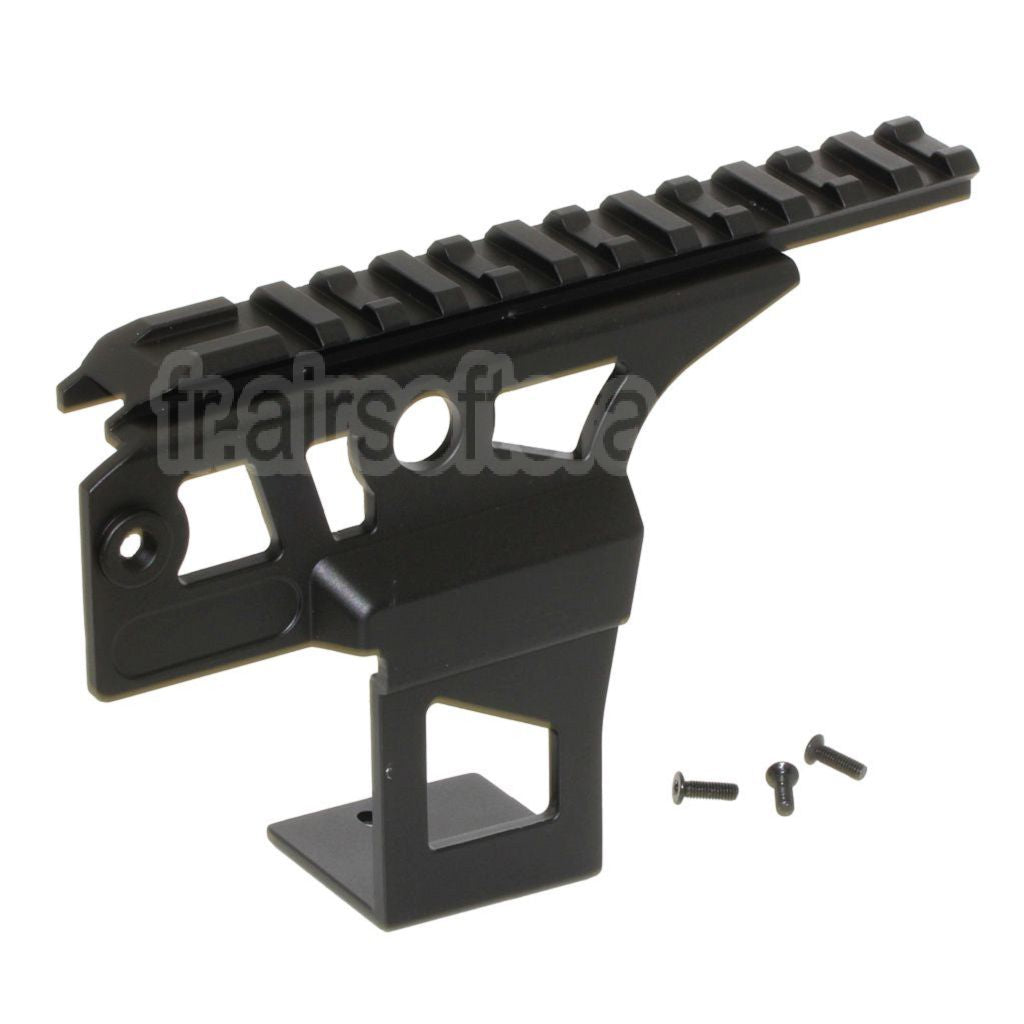 CYMA Optique Lunette Rail Montage Base Convient pour CYMA Classic Army ICS JG Tokyo Marui AK Série AEG Fusil Airsoft Noir