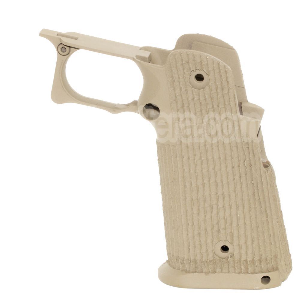 ARMY ARMAMENT Pointillé Pistolet Poignée Le Châssis Convient pour R501 Costa Carry Comp R601 TTI Combat Master EMG AW WE Tokyo Marui Hi-Capa Série GBB Pistolet Airsoft
