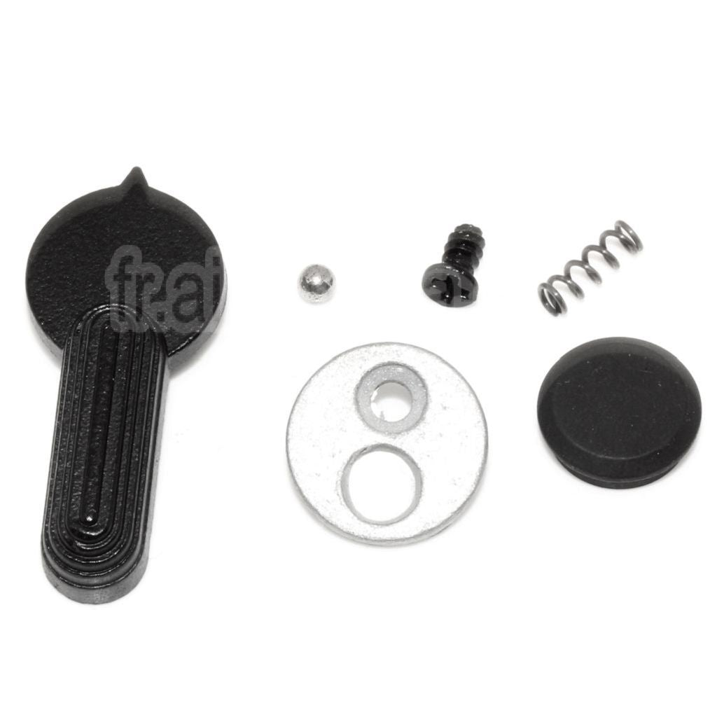 E&amp;C Sélecteur Set Convient pour E&amp;C Tokyo Marui M4 M16 Série AEG Fusil Airsoft Noir