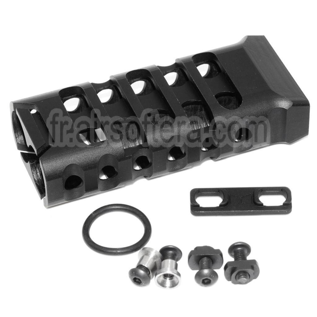 5KU CNC Aluminium KeyMod M-LOK Ultralight Poignée Verticale Type-2 Noir