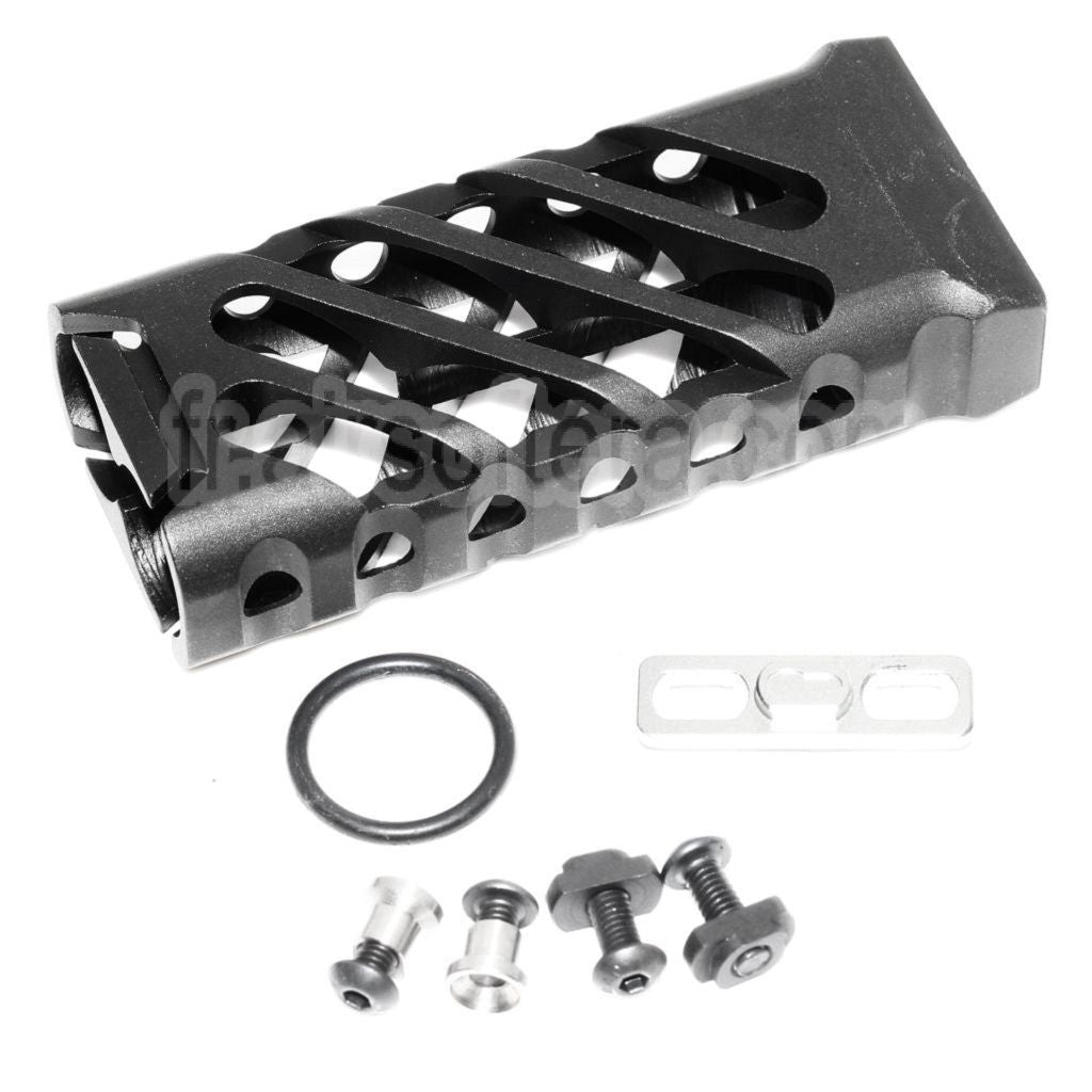 5KU CNC Aluminium KeyMod M-LOK Ultralight Poignée Verticale Type-2 Noir