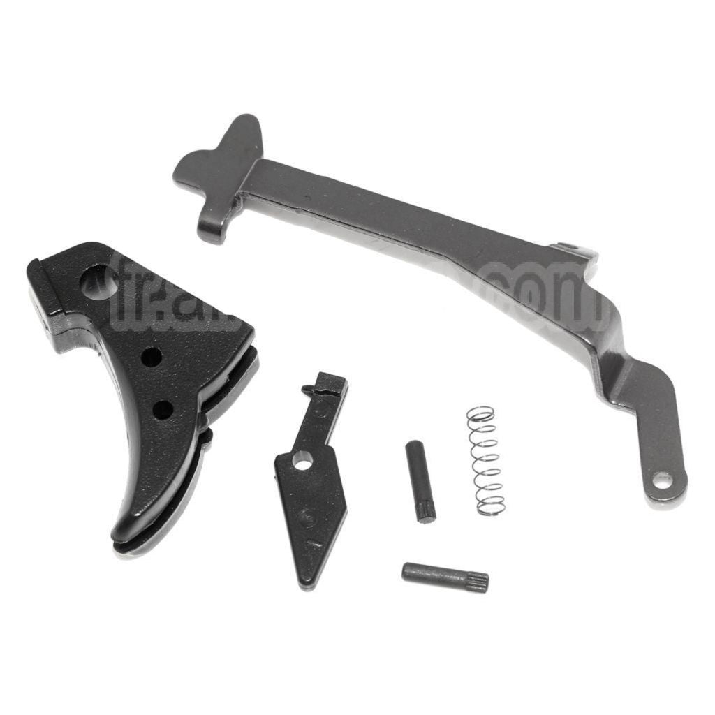 E&amp;C Gâchette Unité Convient pour E&amp;C G17 G19 G19X Série GBB Pistolet Airsoft Noir