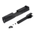 E&amp;C Aluminium Canon Glissière Set Convient pour E&amp;C Tokyo Marui G19 Série GBB Pistolet Airsoft Noir