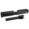 E&amp;C Métal Glissière Canon Set Convient pour E&amp;C G18C GBB Pistolet Airsoft Noir