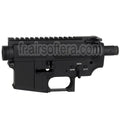 E&amp;C MUR Style Haut Bas Métal Boîtier avec 20mm Top Rail Convient pour E&amp;C Tokyo Marui QD V2 Vitesse Boîte M4 M16 Série AEG Fusil Airsoft Noir