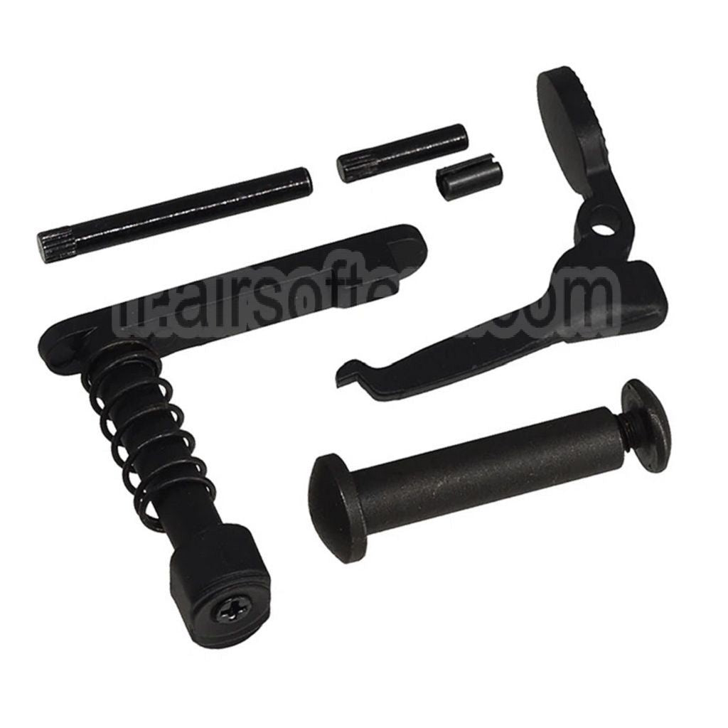 E&amp;C MUR Style Haut Bas Métal Boîtier avec 20mm Top Rail Convient pour E&amp;C Tokyo Marui QD V2 Vitesse Boîte M4 M16 Série AEG Fusil Airsoft Noir