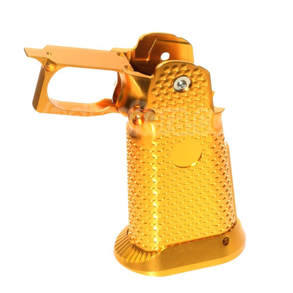 KF Airsoft CNC Aluminium Pistolet Poignée Le Châssis Ensemble Convient pour ARMY ARMAMENT R501 R601 R603 EMG AW WE Tokyo Marui Hi-Capa Série GBB Pistolet