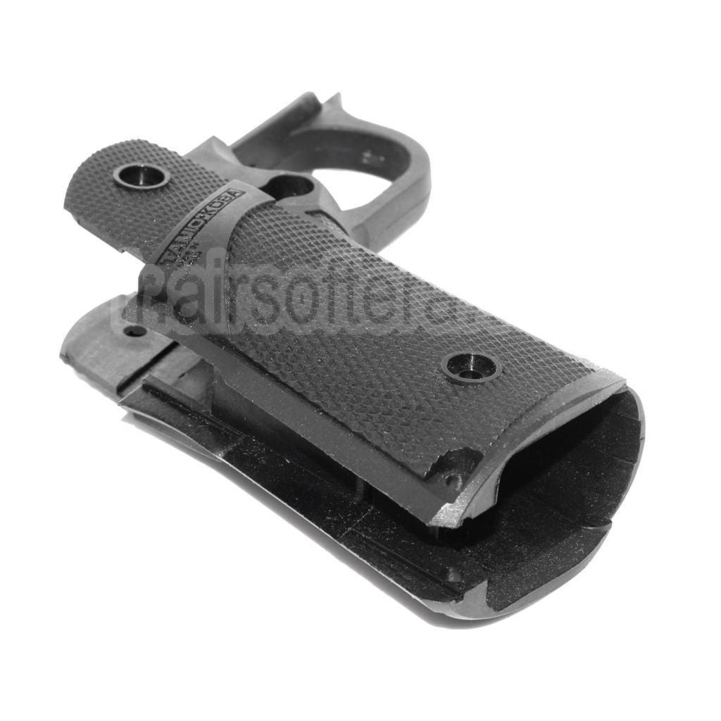KF Airsoft Polymère Pistolet Poignée Le Châssis Convient pour KJ Works AW WE-TECH Tokyo Marui Hi-Capa Série GBB Pistolet Noir