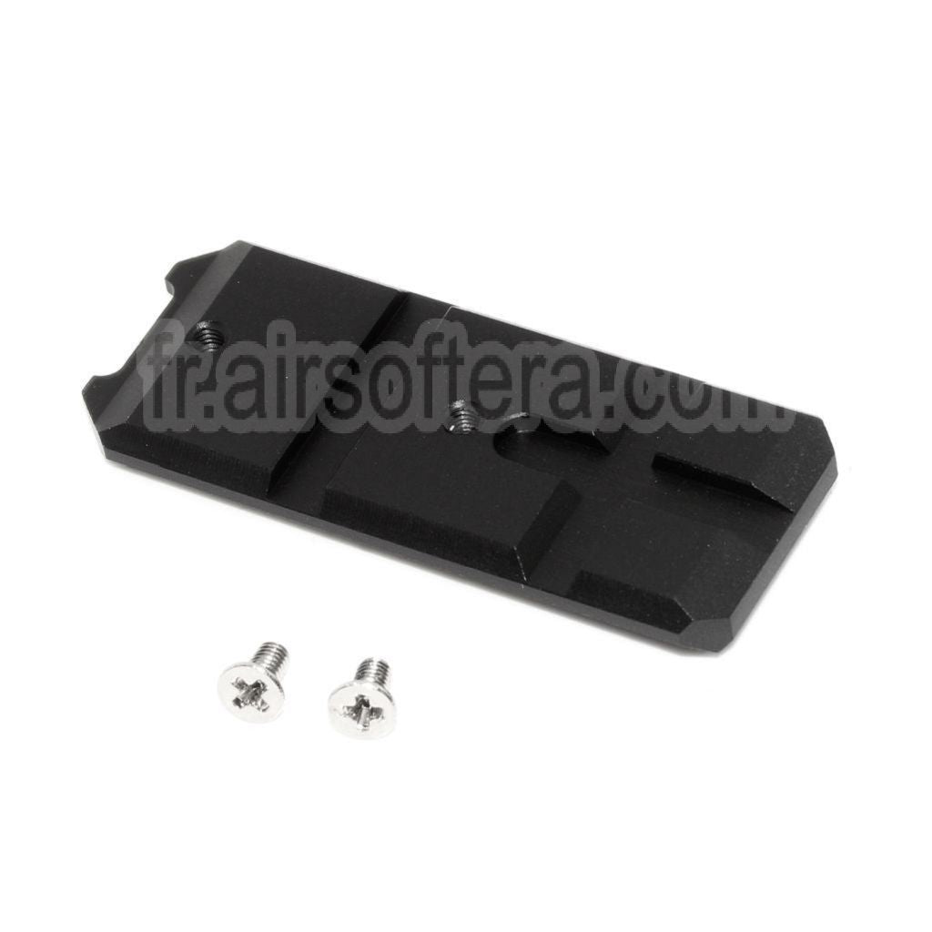 KF Airsoft CNC Aluminium Pistolet Poignée Le Châssis Ensemble Rail Plaque Convient pour Tokyo Marui Hi-Capa Série GBB Pistolet