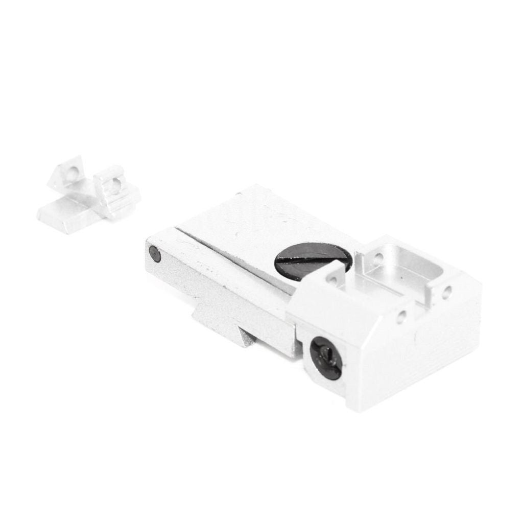 KF Airsoft CNC Acier Guidon Hausse Set Convient pour KJ AW WE Tokyo Marui Hi-Capa Série GBB Pistolet