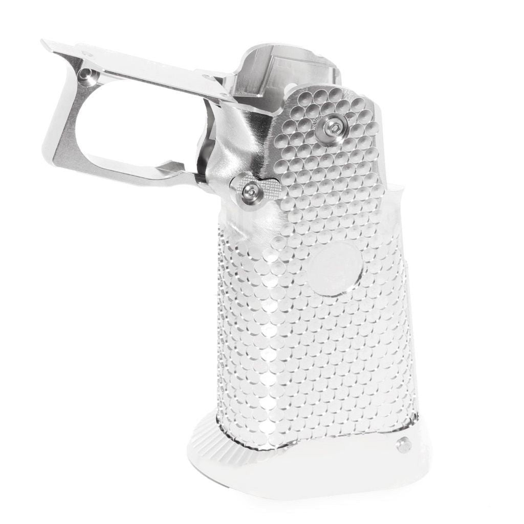 KF Airsoft CNC Aluminium Pistolet Poignée Le Châssis Ensemble Convient pour ARMY ARMAMENT R501 R601 R603 EMG AW WE Tokyo Marui Hi-Capa Série GBB Pistolet