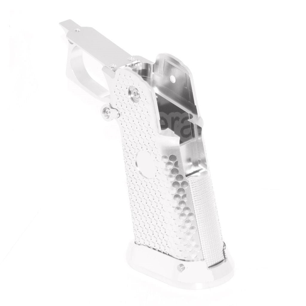 KF Airsoft CNC Aluminium Pistolet Poignée Le Châssis Ensemble Convient pour ARMY ARMAMENT R501 R601 R603 EMG AW WE Tokyo Marui Hi-Capa Série GBB Pistolet