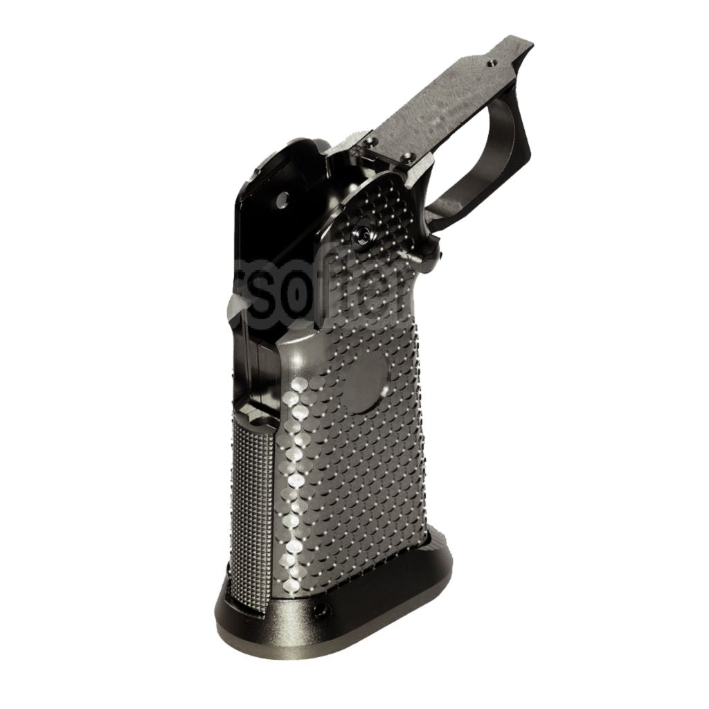 KF Airsoft CNC Aluminium Pistolet Poignée Le Châssis Ensemble Convient pour ARMY ARMAMENT R501 R601 R603 EMG AW WE Tokyo Marui Hi-Capa Série GBB Pistolet