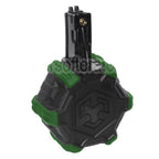 Armorer Works AW Custom 350 Billes Gaz Adaptive Chargeur Tambour Convient pour WE (WE-TECH) AP APACHE MP5 Série GBB Fusil Airsoft