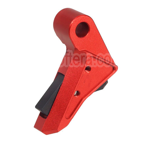 5KU FI Style CNC Aluminium Zero Gâchette Convient pour WE Tokyo Marui G17 G19 G34 Série GBB Pistolet Airsoft