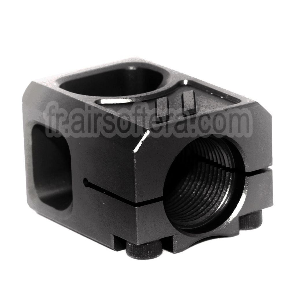 Compensateur en aluminium CNC 5KU V2 -14mm CCW sens antihoraire Convient pour G17 GBB Pistolet Airsoft